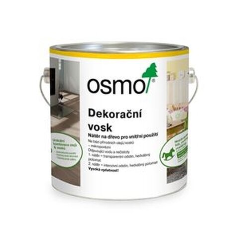 Dekorační vosk transparentní 2,5 l ořech 3166
