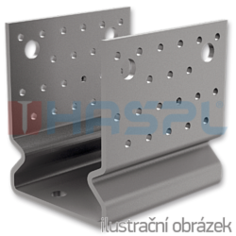 Kotevní prvek Typ U 120x120x4,0 s prolisem