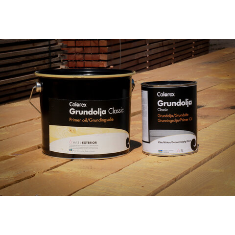 Grundolja Classic - alkydová olejová impregnace 3l bezbarvá