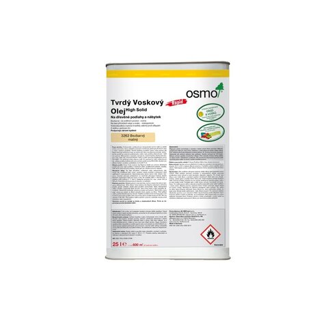 Tvrdý voskový olej Rapid 25 l bezbarvý mat 3262