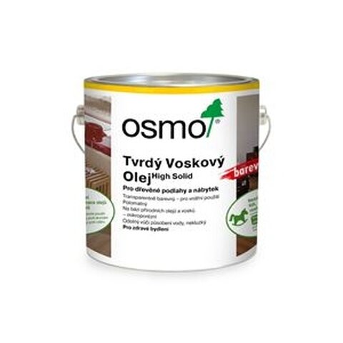 Tvrdý voskový olej barevný 2,5 l bílý 3040