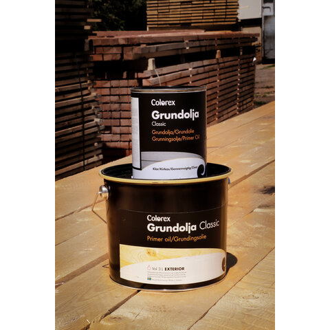 Grundolja Classic - alkydová olejová impregnace10 l bezbarvá