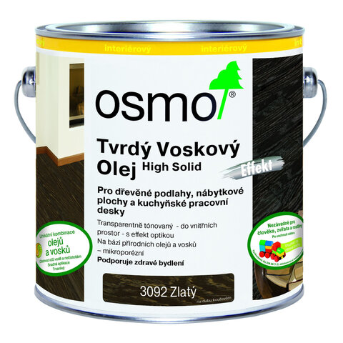 Tvrdý voskový olej Efekt 2,5 l zlatá 3092