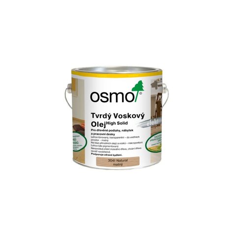 Tvrdý voskový olej Natural 0,75 l natural 3041