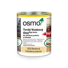 Tvrdý voskový olej Rapid 0,75 l bezbarvý hedvábný polomat 3232